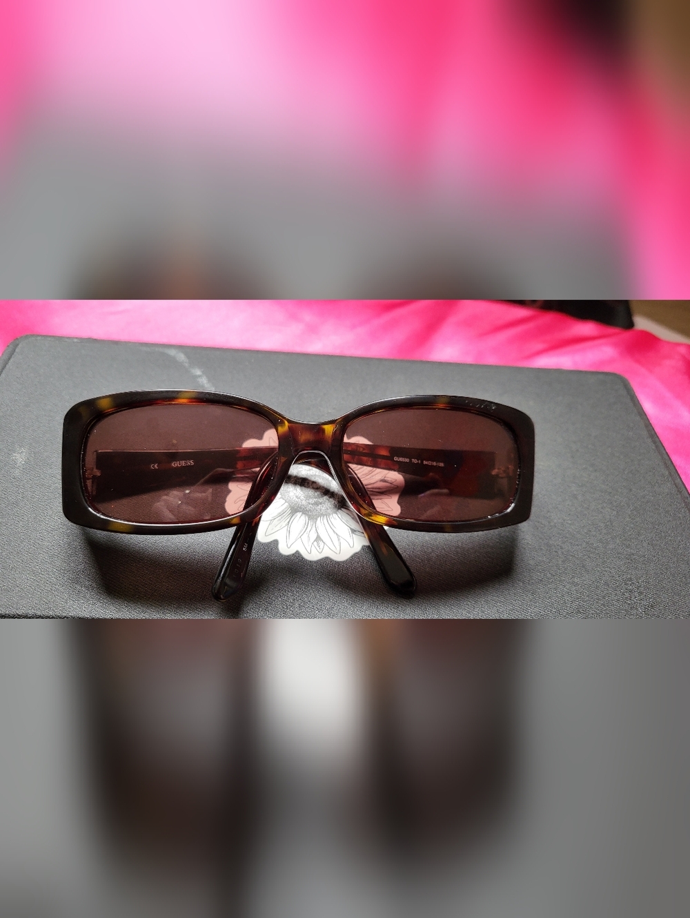 Guess Tortoiseshell Sunglasses with Brown Lenses